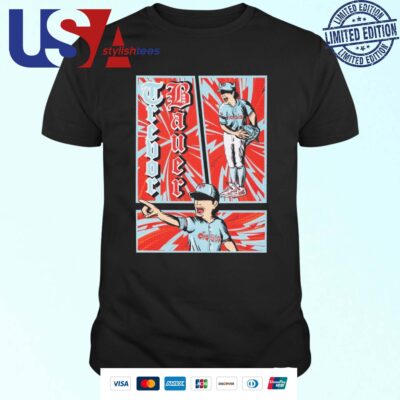 Trevor Bauer X Diablosrojosmx Diablo's Comic Strip T-shirt