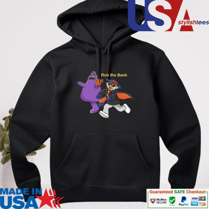 Official New York Mets Grimace Monster Rob The Bank Alternate hoodie