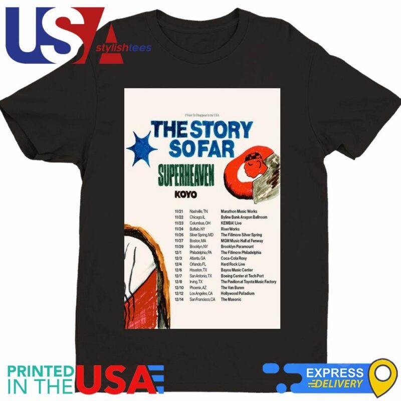 The Story So Far Fall Tour 2024 Shirt