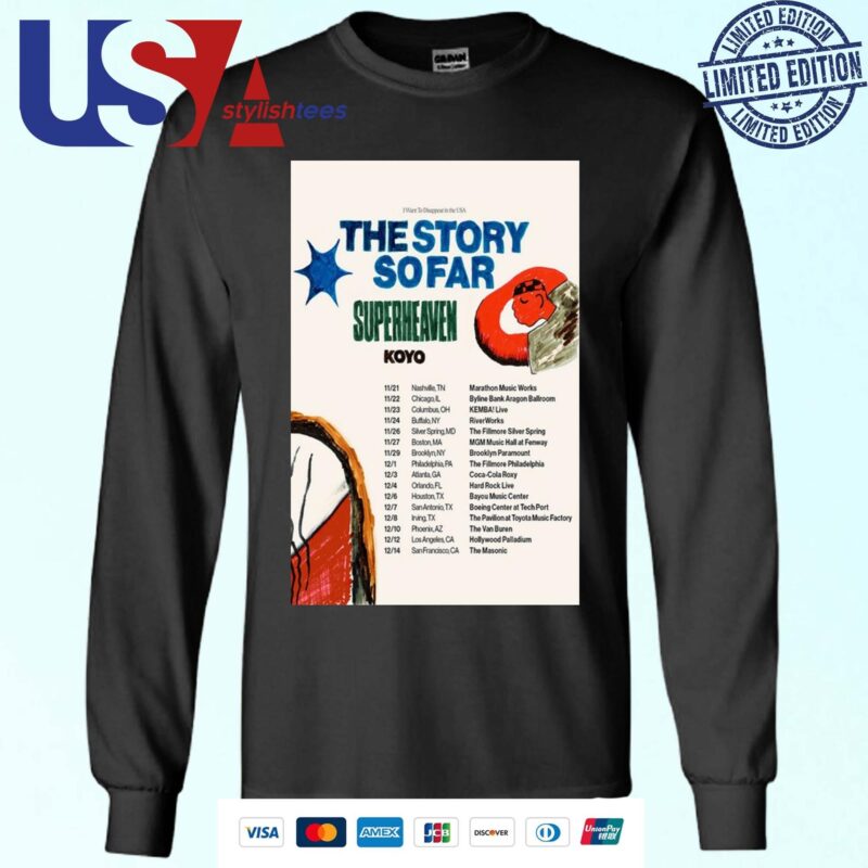 The Story So Far Fall Tour 2024 Sweater