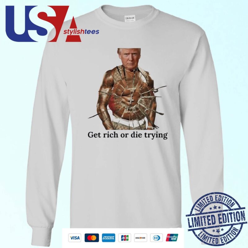 Official Trump Assassination Trump Get Rich Or Die Trying Sweater