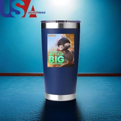 Official Chump Migration Movie Us Pigeons We Have Big Hearts Too Mug, Tumbler Tumbler 20oz Black