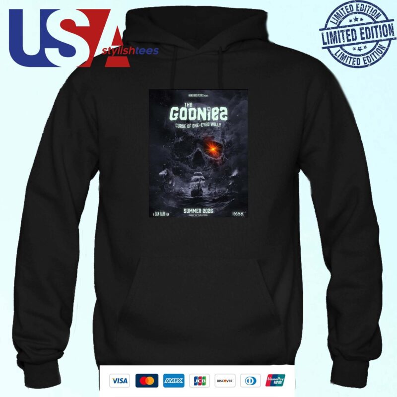 The Goonies 2 Curse Of One-Eyed Willy Only In Theaters Summer 2026 Hoodie