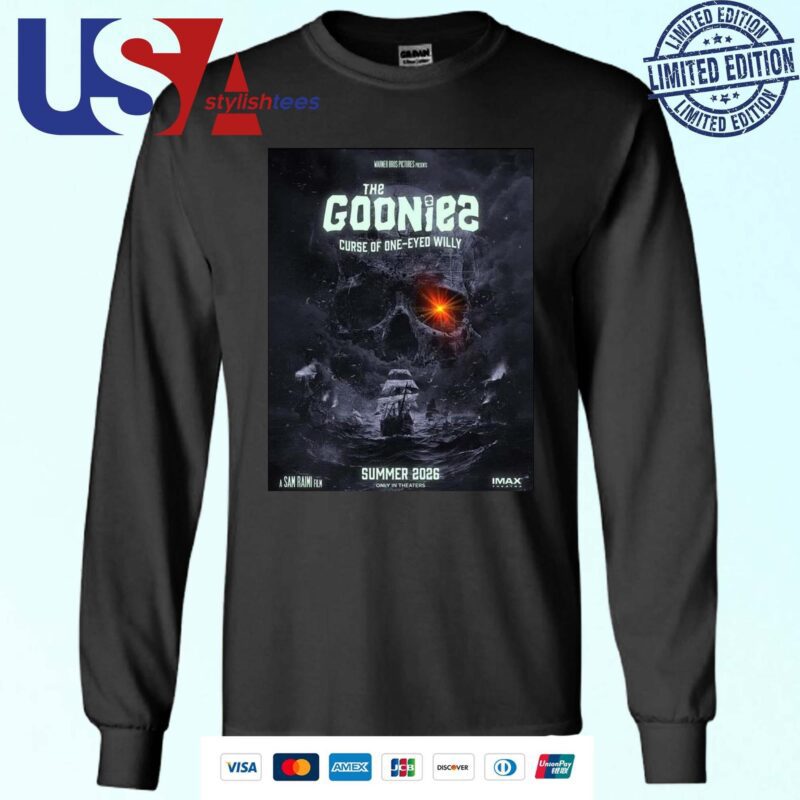 The Goonies 2 Curse Of One-Eyed Willy Only In Theaters Summer 2026 Sweater