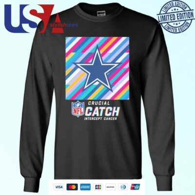 NFL Crucial Catch Intercept Cancer Dallas Cowboys 2024 Sweater