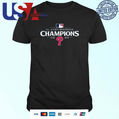 NL East Division Champions 2024 Philadelphia Phillies T-shirt