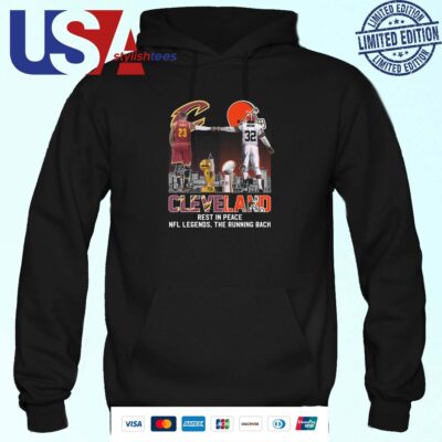 Cleveland Jim Brown Rest In Peace NFL Legends The Running Back Signatures 2024 Hoodie