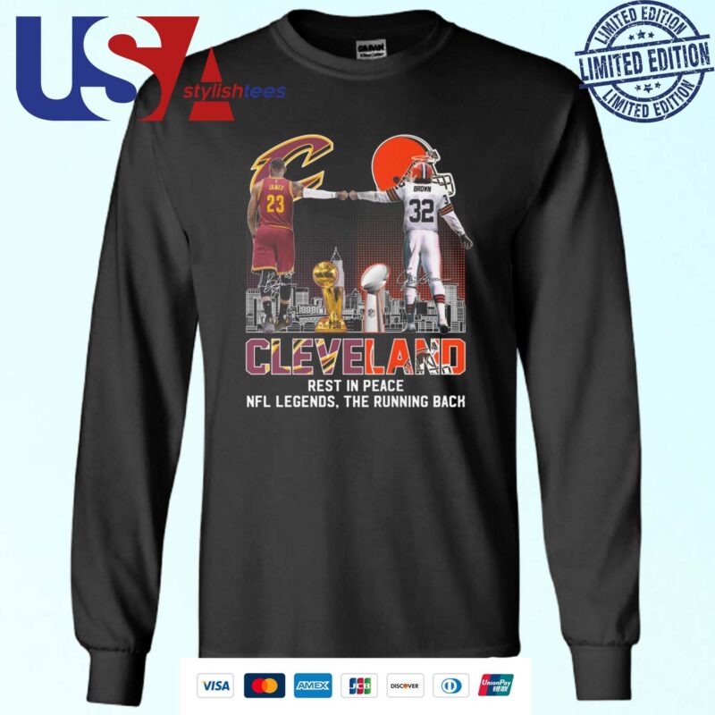Cleveland Jim Brown Rest In Peace NFL Legends The Running Back Signatures 2024 Sweater