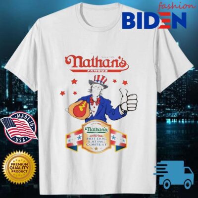Nathan's Hot Dog Eating Contest 4th Of July Joey Chestnut Champion shirt