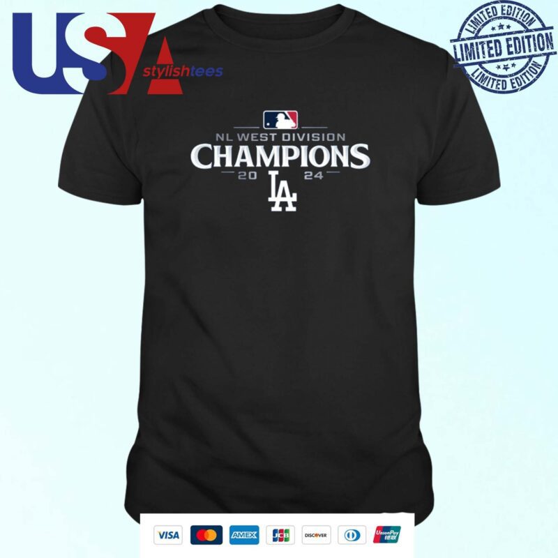 NL West Division Champions 2024 Los Angeles Dodgers T-shirt