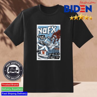NOFX Final Tour Salt Lake City, Utah April 13, 2024 Event Shirt