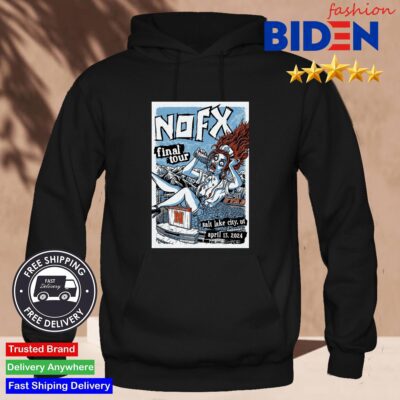 NOFX Final Tour Salt Lake City, Utah April 13, 2024 Event Hoodie