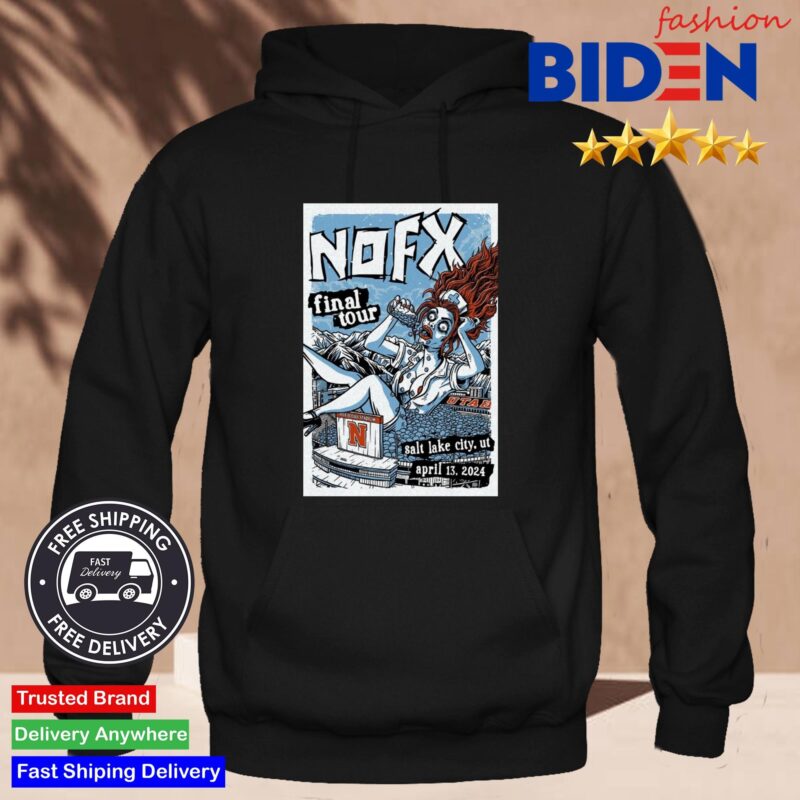 NOFX Final Tour Salt Lake City, Utah April 13, 2024 Event Hoodie