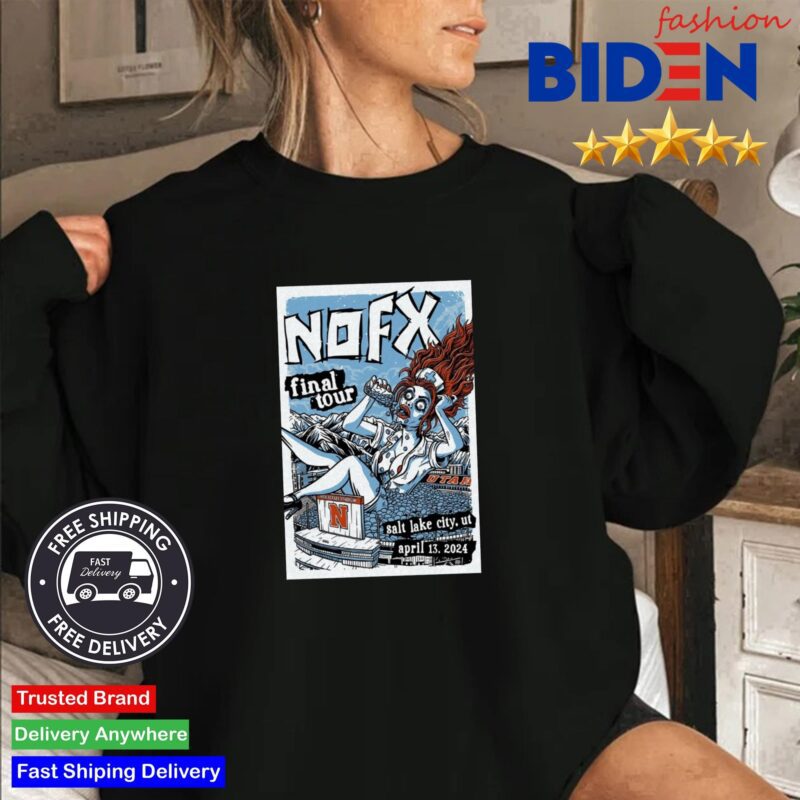 NOFX Final Tour Salt Lake City, Utah April 13, 2024 Event Sweater