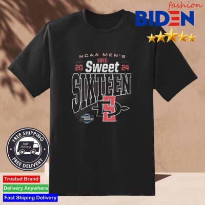 SDSU Aztecs 2024 NCAA Men's Sweet Sixteen Shirt
