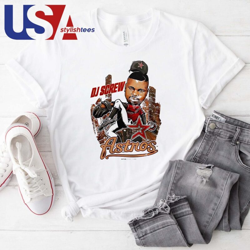 Houston Astros Baseball Debut New Dj Screw Merch 2024 T-shirt