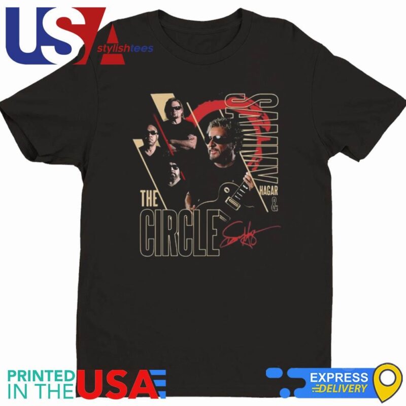 Sammy Hagar Red Rocker The Circle Band 2024 Shirt
