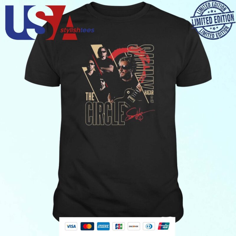 Sammy Hagar Red Rocker The Circle Band 2024 T-shirt