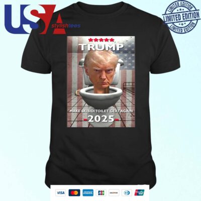 Trump Make Skibidi Toilet Great Again 2025 Shirt