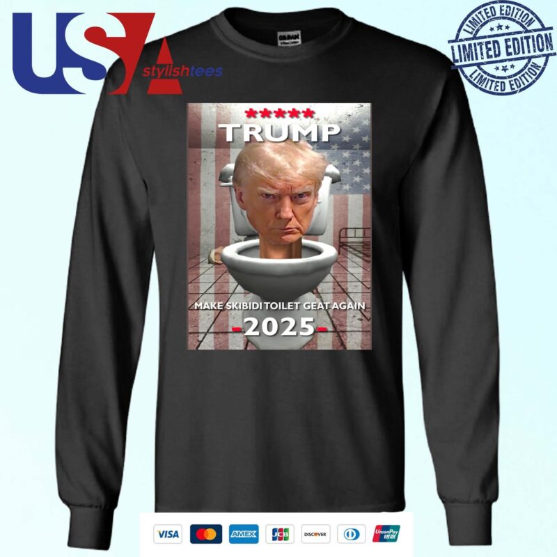 Trump Make Skibidi Toilet Great Again 2025 Sweater