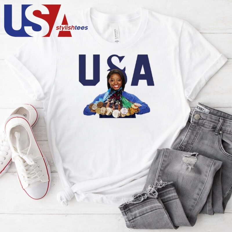 Snoop Dogg Simone Biles Olympics Paris 2024 T-shirt