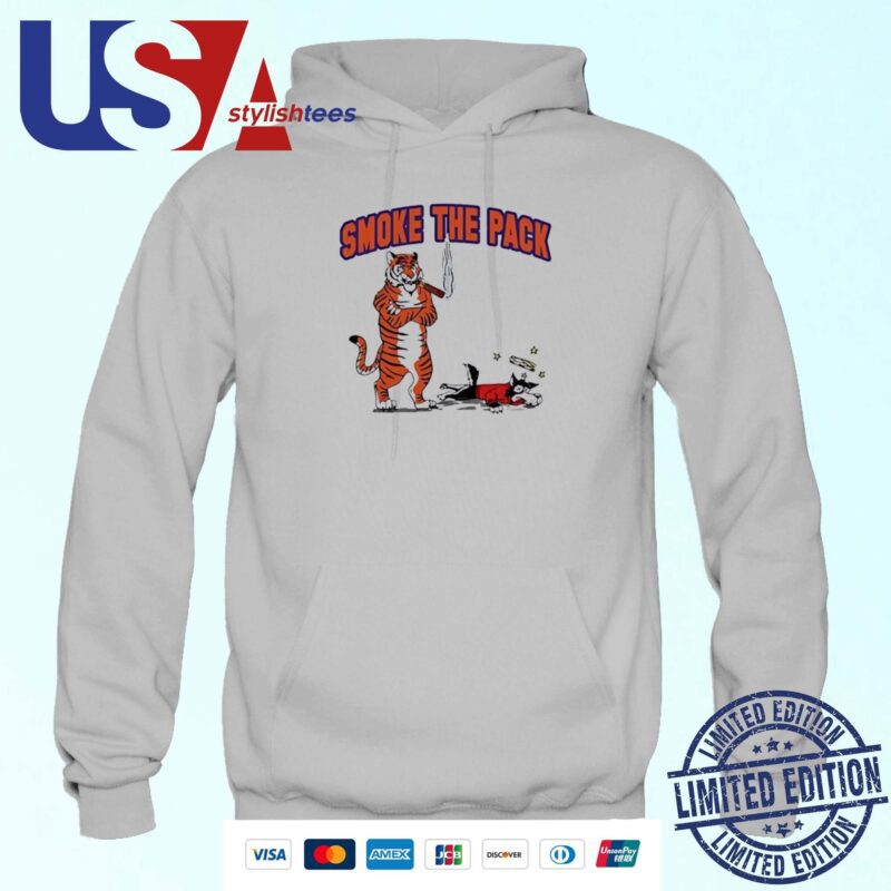 Smoke The Pack Clemson Tigers Beat Nc State Wolfpack Hoodie