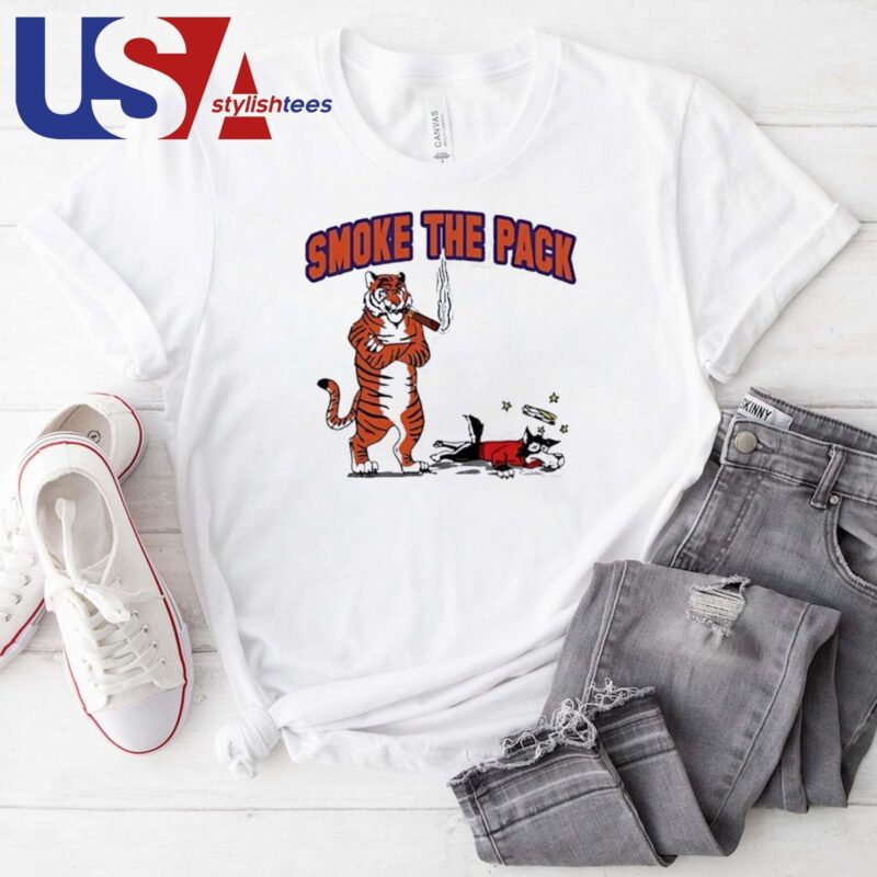 Smoke The Pack Clemson Tigers Beat Nc State Wolfpack T-shirt