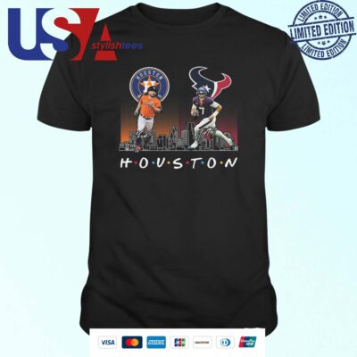 Houston Astros Baseball Houston Texans Football The Friends The Proud Signatures 2024 T-shirt