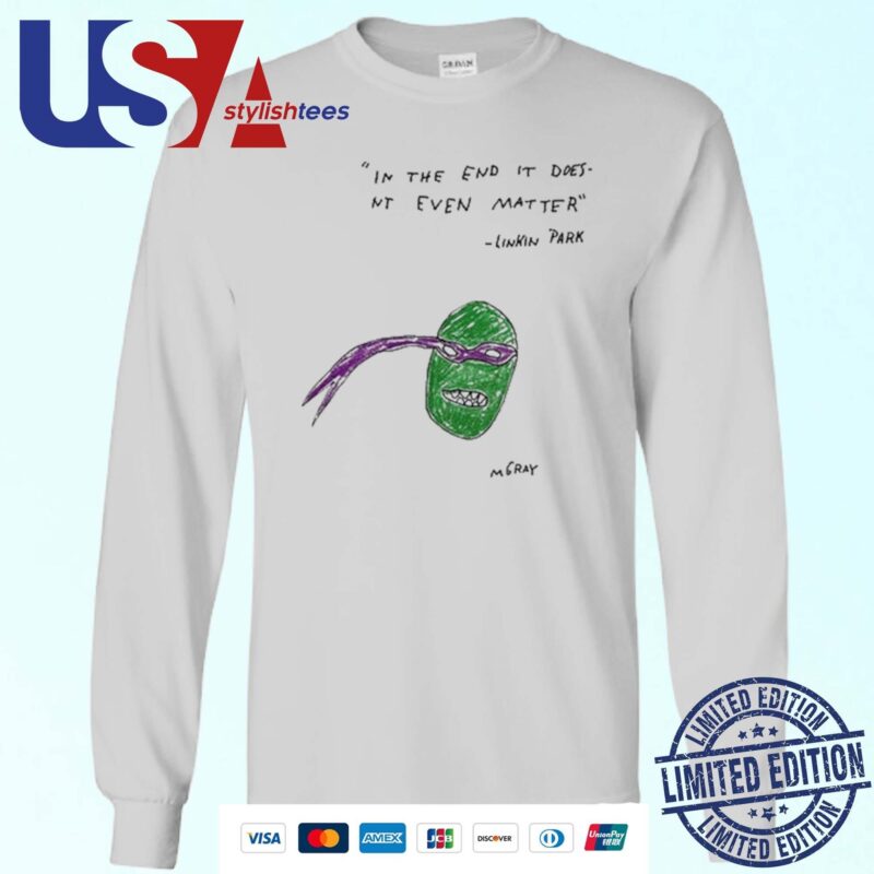 Donatello In The End It Doesn't Even Matter Linkin Park Sweater