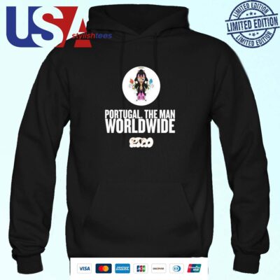 Portugal The Man Merch Portugal. The Man Worldwide Hoodie