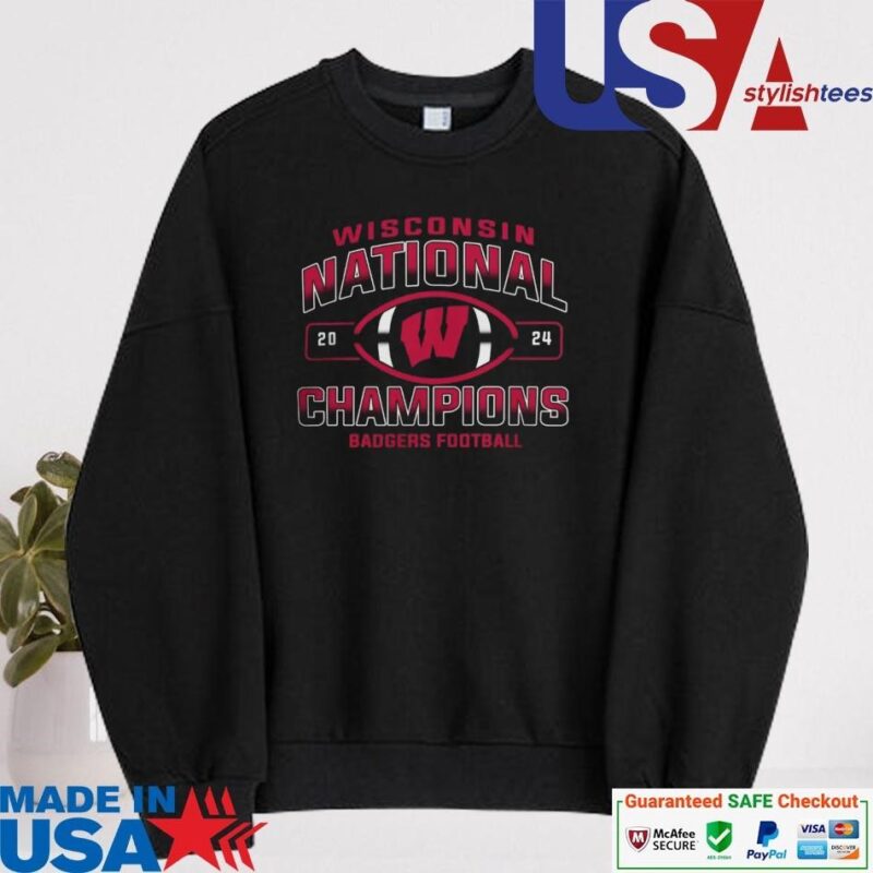 Official Wisconsin Badgers College Football Playoff 2024 National Champions sweater