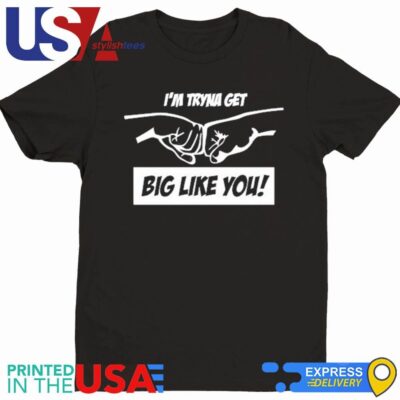 Official Dr. Mike Israetel I'm Tryna Get Big Like You T-Shirt