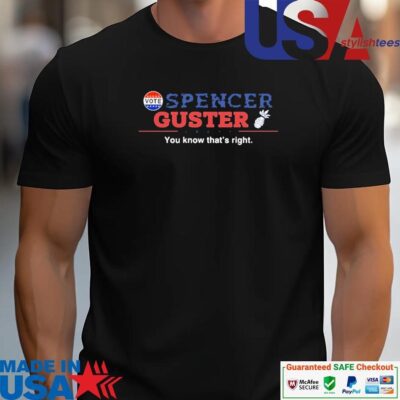 Official Spencer Guster You Know That's Right unisex