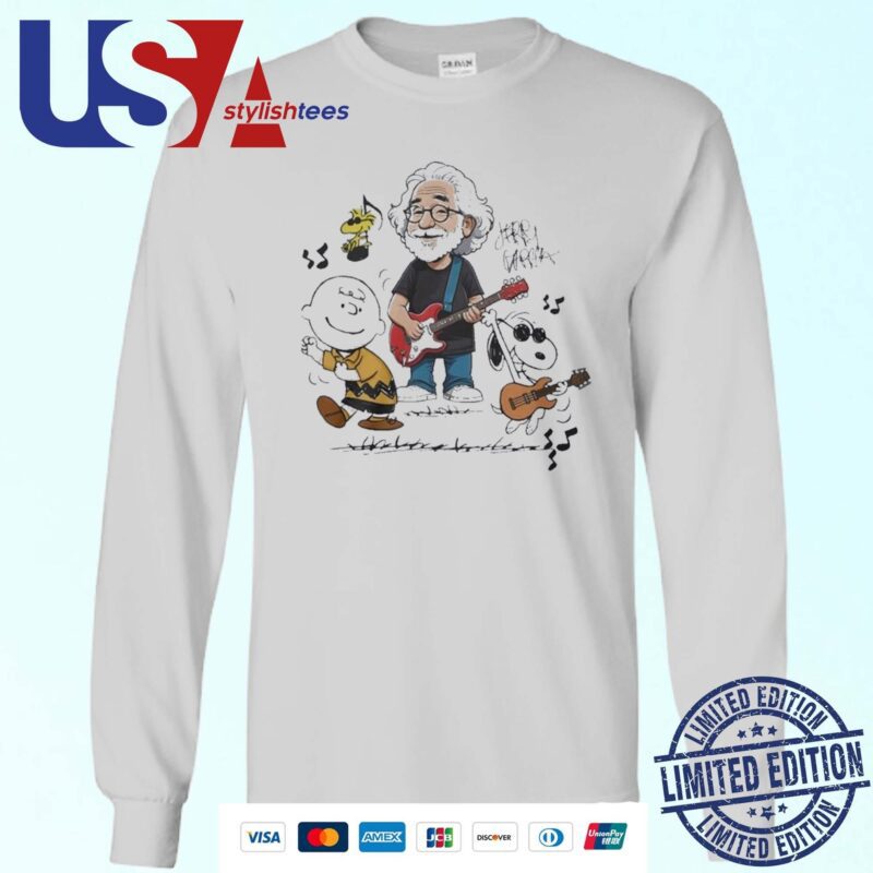 Peanuts Characters Dancing X Jerry Garcia Sweater