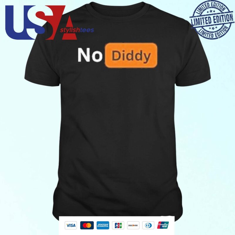 No Diddy Pornhub Style T-shirt