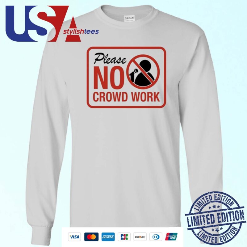 Please No Crowd Work Sweater