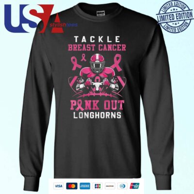 Texas Longhorns – Tackle Breast Cancer Sweater