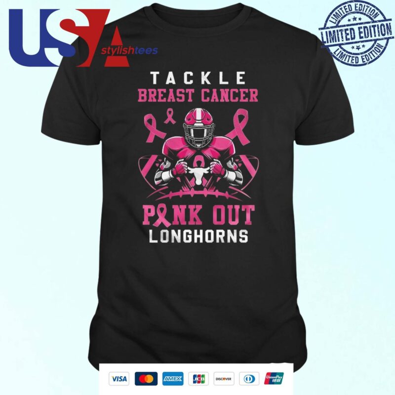 Texas Longhorns – Tackle Breast Cancer T-shirt