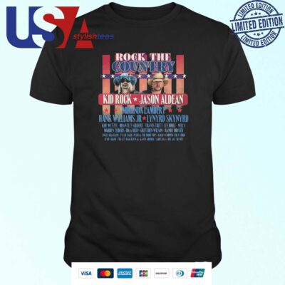 Rock The Country Kid Rock – Jason Aldean T-shirt