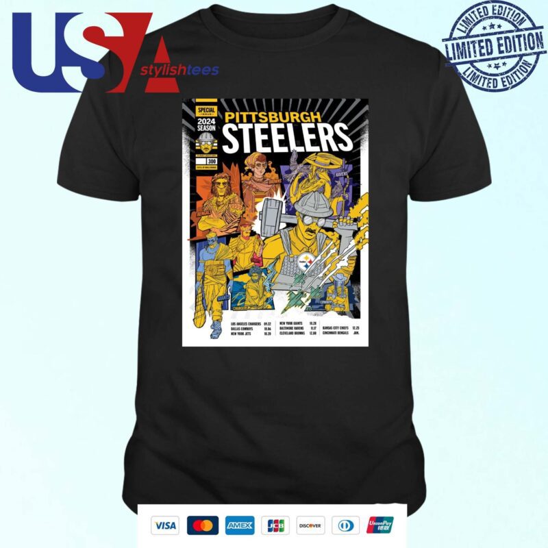 Pittsburgh Steelers Gameday 2024 Season T-shirt