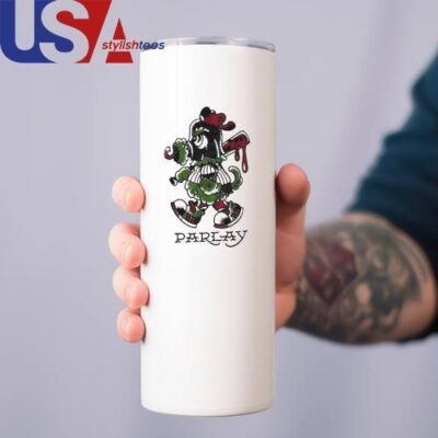 Philadelphia Phillies Phillie Phanatic Parlay Cartoon Mug, Tumbler Tumbler 12oz White
