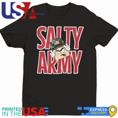 Salty Cracker Merch Big Salty Army Shirt