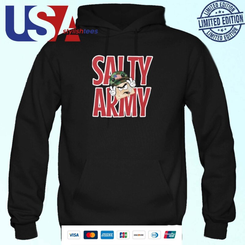 Salty Cracker Merch Big Salty Army Hoodie