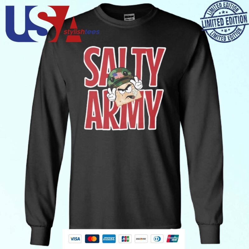 Salty Cracker Merch Big Salty Army Sweater