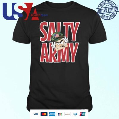 Salty Cracker Merch Big Salty Army T-shirt