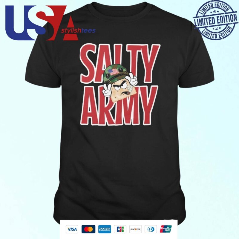 Salty Cracker Merch Big Salty Army T-shirt