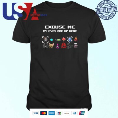 The Binding Of Isaac Excuse Me My Eyes Are Up Here Shirt
