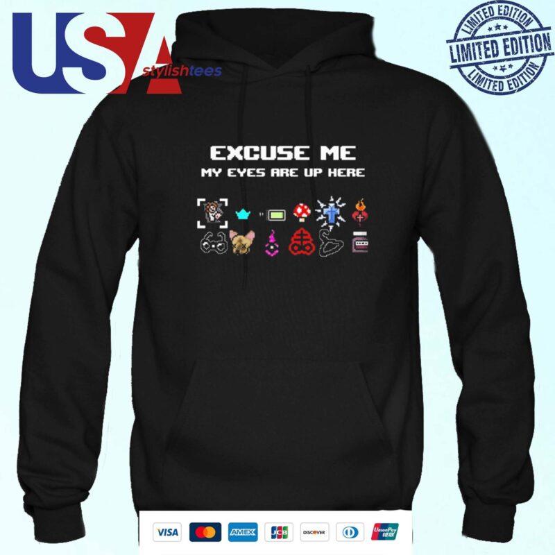 The Binding Of Isaac Excuse Me My Eyes Are Up Here Hoodie