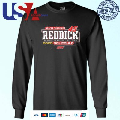 Tyler Reddick 23XI Racing 2025 NASCAR Cup Series Schedule Sweater