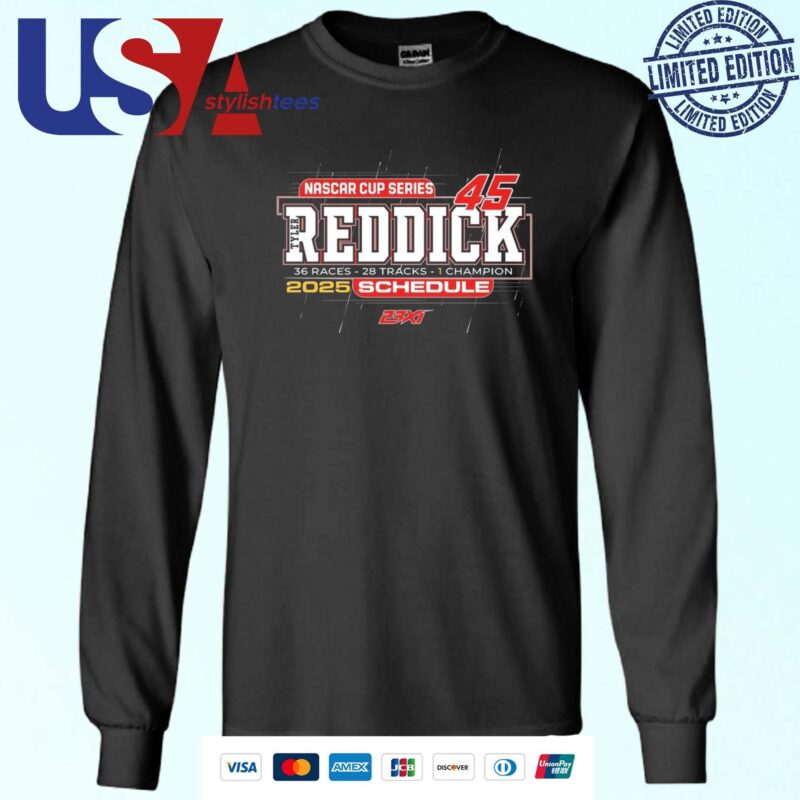 Tyler Reddick 23XI Racing 2025 NASCAR Cup Series Schedule Sweater